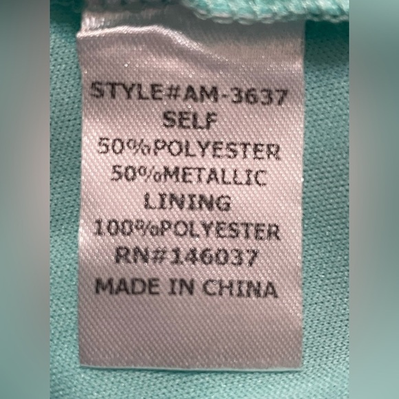 VICI CRISHELLE TWISTED FRONT METALLIC
PLISSE - MINT DRESS - Picture 11 of 11